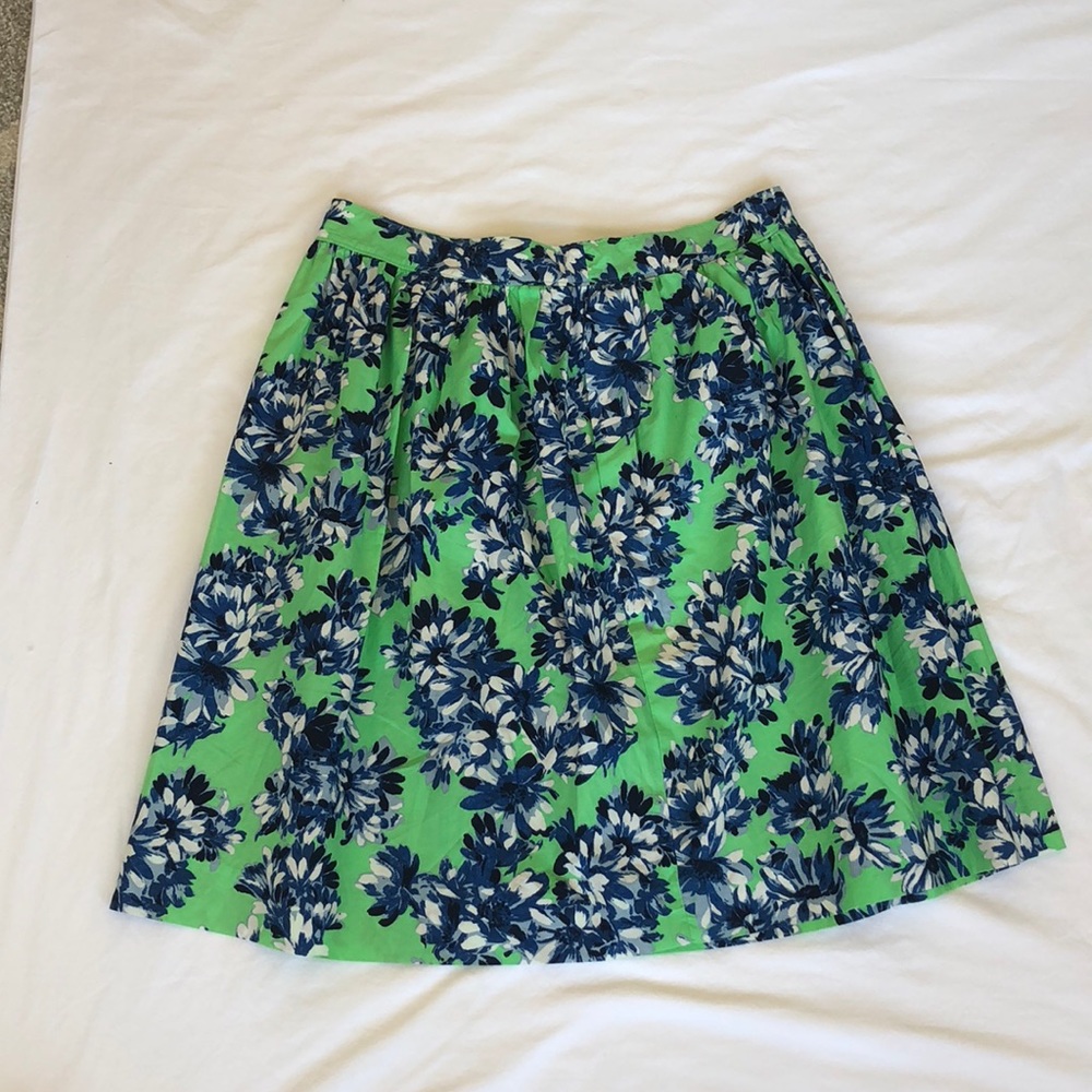 J. Crew Floral flare skirt